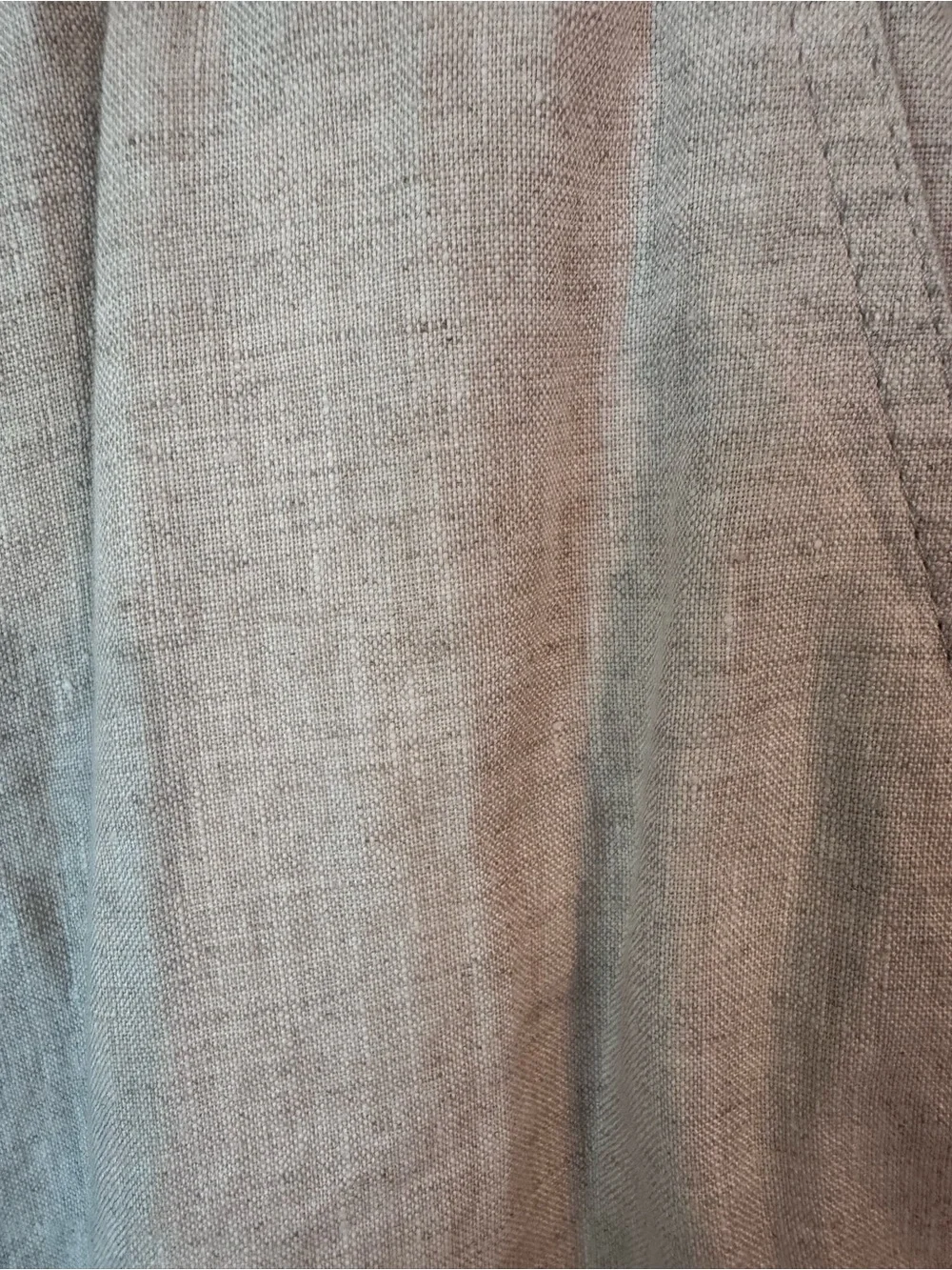 Banana Republic Light Beige Linen-Blend Drawstring Chinos
